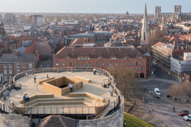 Clifford’s Tower reveals new deck with panoramic views of York