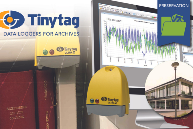 Tinytag data loggers monitor temperature and humidity levels for Berkshire Record Office