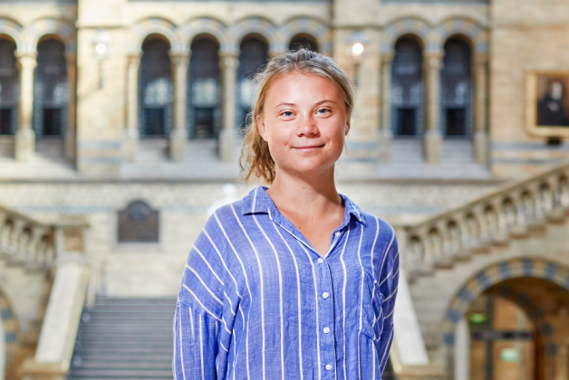 Greta Thunberg visits Natural History Museum for environmental event