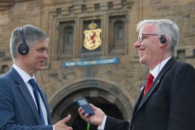 Ukraine First Lady leads initiative for Ukrainian audio guide at Edinburgh Castle