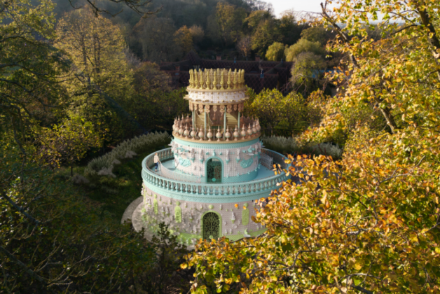 ‘A temple to love’: construction starts on 12-metre ‘wedding cake’ at historic house