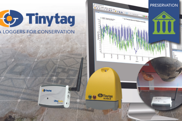 Tinytag radio, LAN and stand-alone temperature and relative humidity data loggers monitor sensitive exhibits and archives