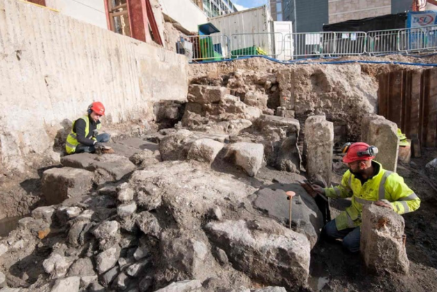 Roman wall below London streets recognised as national monument
