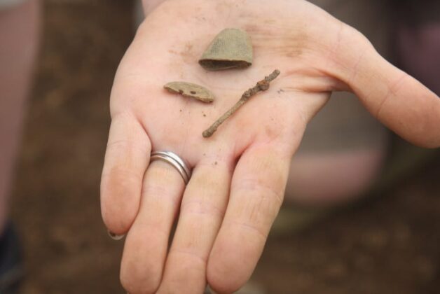 Dig uncovers Isaac Newton family objects now set for display