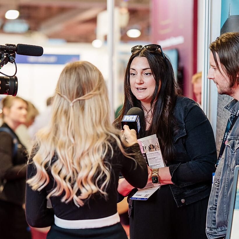 Speaking to exhibitors at the Museums + Heritage Show