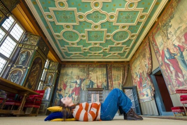 English Heritage invites visitors to ‘lie down and look up’ at historic ceilings